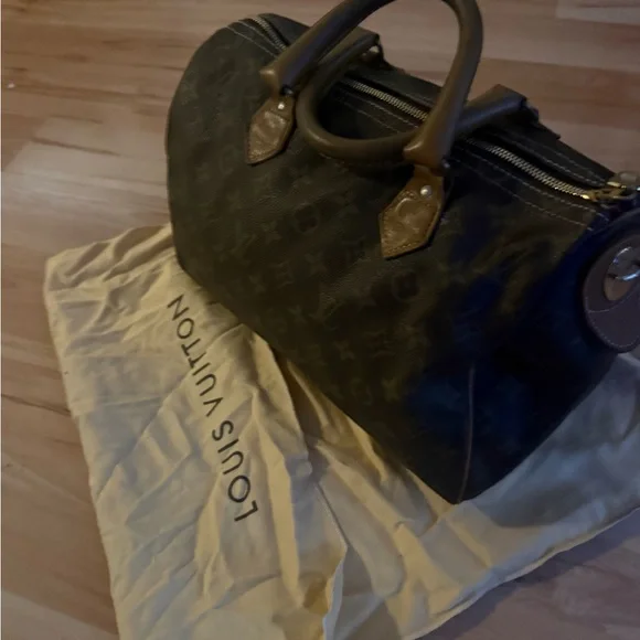 Louis Vuitton Brown Monogram Speedy Bag 30 VINTAGE - Picture 4 of 14